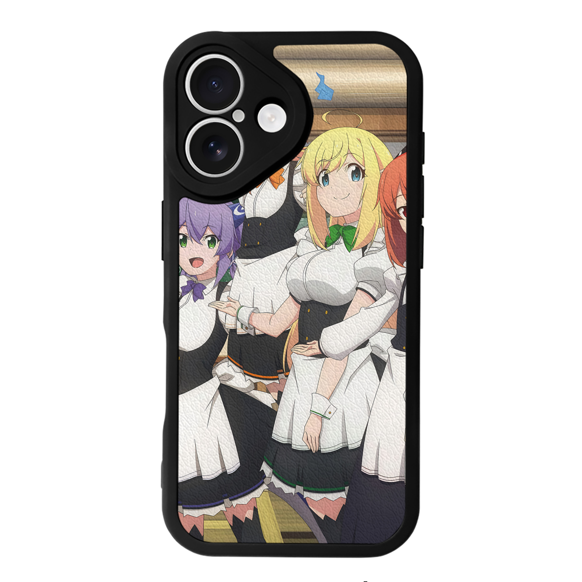 （画像用） 転スラ Regarding Reincarnated to Slime 【iPhone 16シリーズ対応】シリコンスマホケース（レザー調） 材質：シリコン